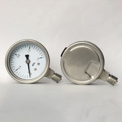 گیج فشار شیمیایی جهت شعاعی 1.6 مگاپاسکال 63 میلی متر 316 SS مرطوب